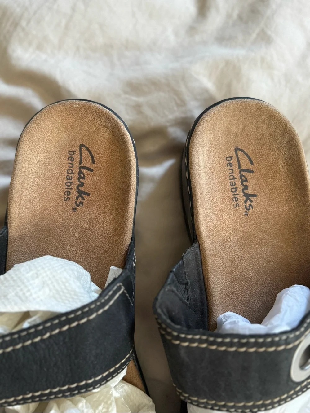 Clarks classic slides